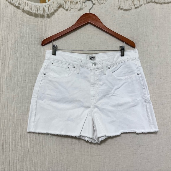 J. Crew Slouchy boyfriend short in white size 31 - Picture 2 of 13